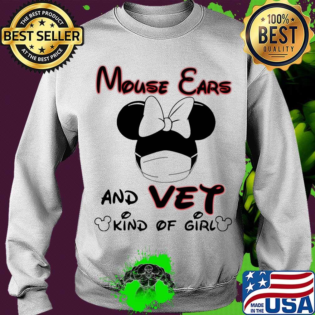 Disney mickey mouse ears and vet kind of girl mask s Sweater Disney mickey mouse ears and vet kind of girl mask s Sweater