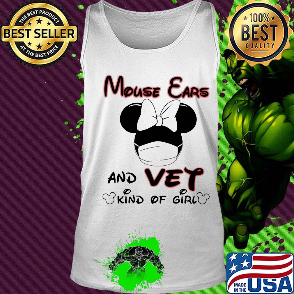 Disney mickey mouse ears and vet kind of girl mask s Tank top Disney mickey mouse ears and vet kind of girl mask s Tank top