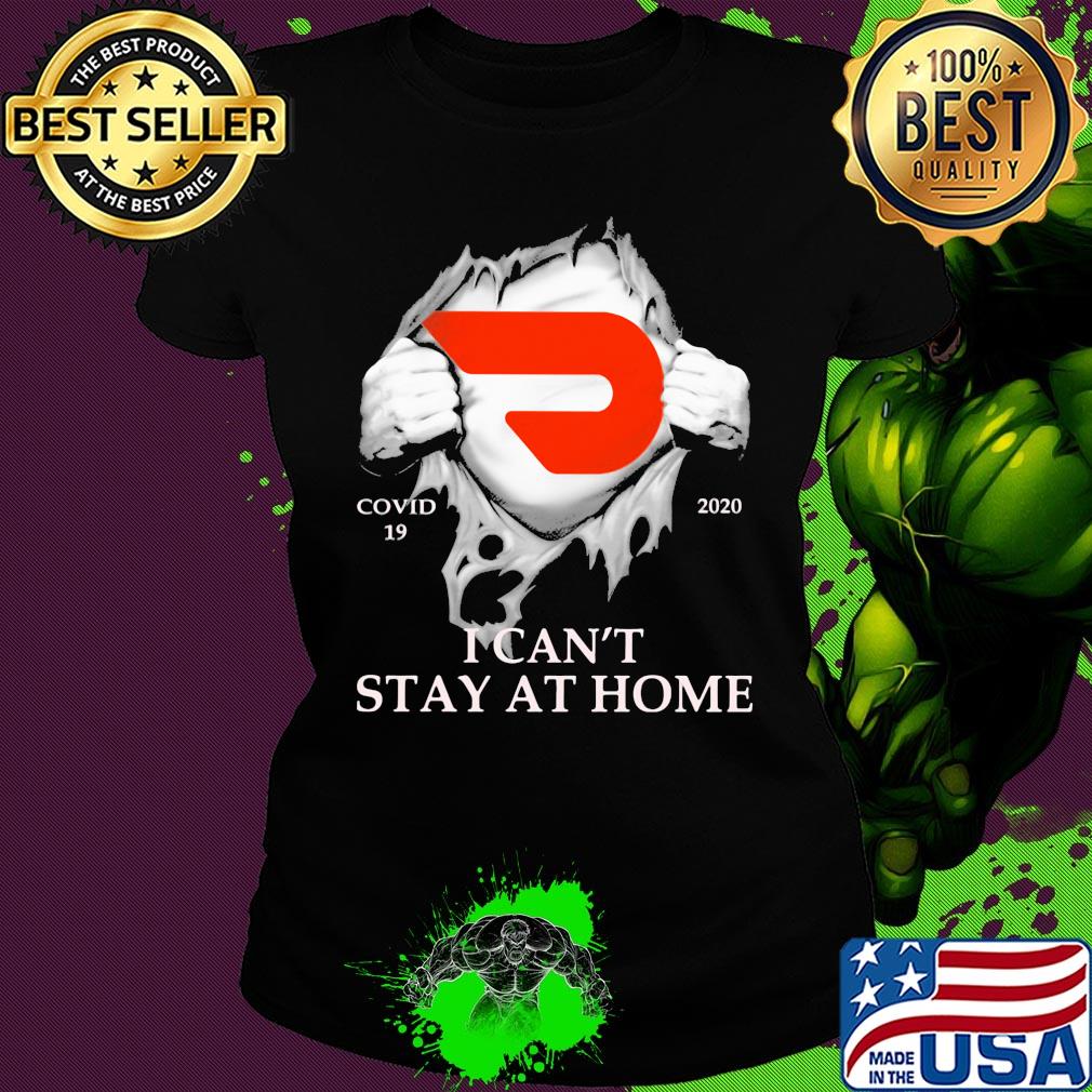 Doordash covid-19 2020 i can’t stay at home hand s Ladies tee Doordash covid-19 2020 i can’t stay at home hand s Ladies tee