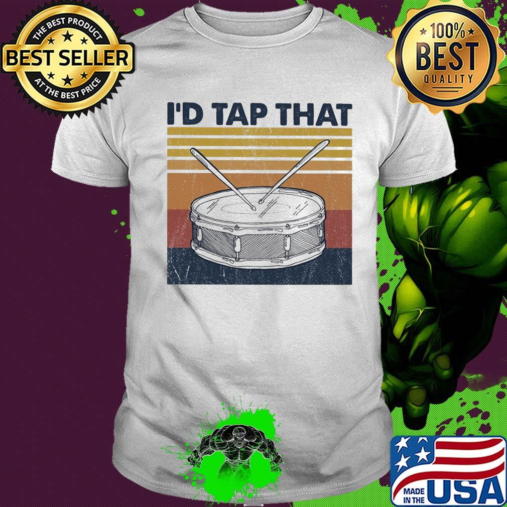 Drums I'd tap that vintage shirt