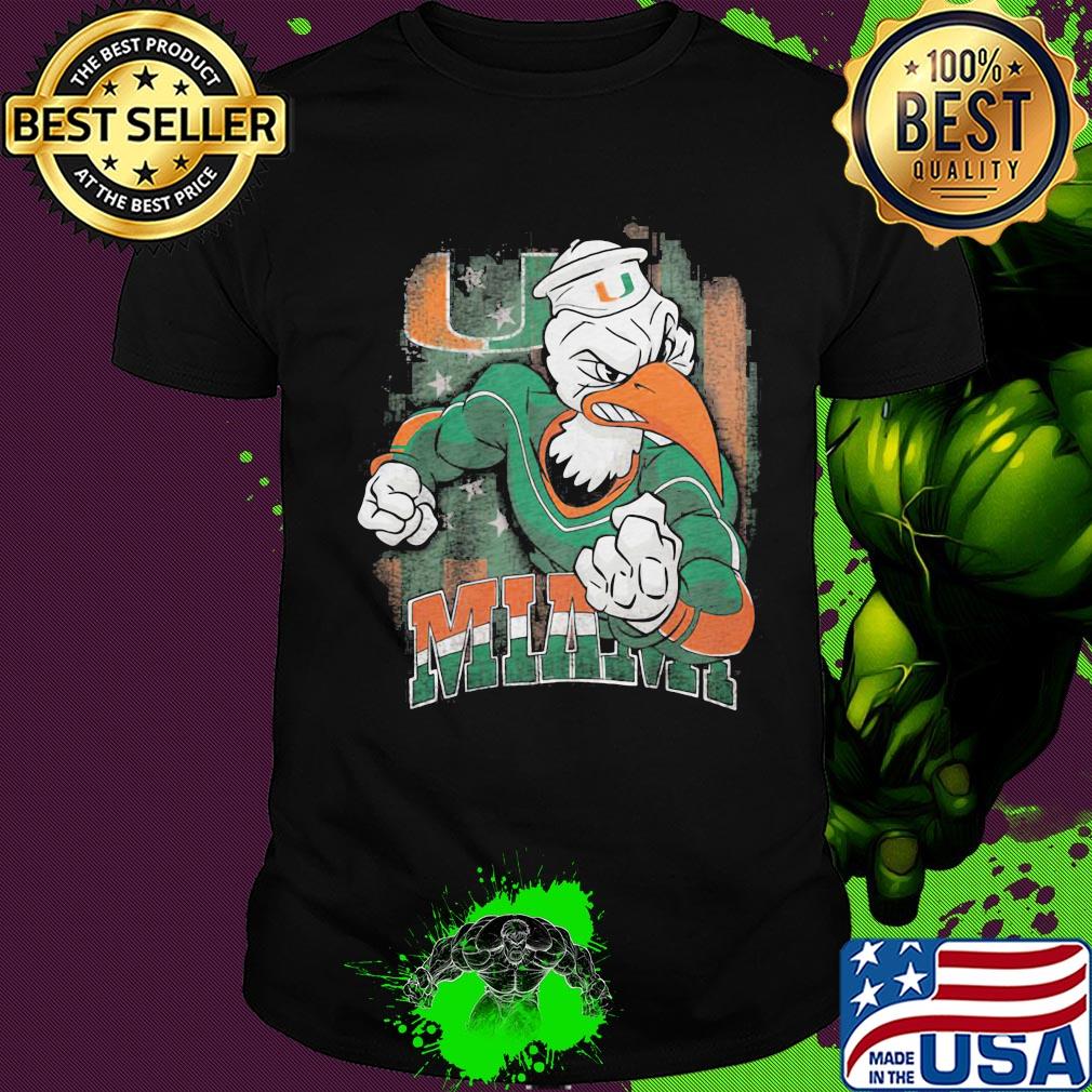 Duck player Miami hurricanes team football shirt
