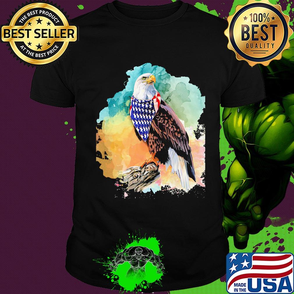 Eagle American flag veteran Independence Day shirt