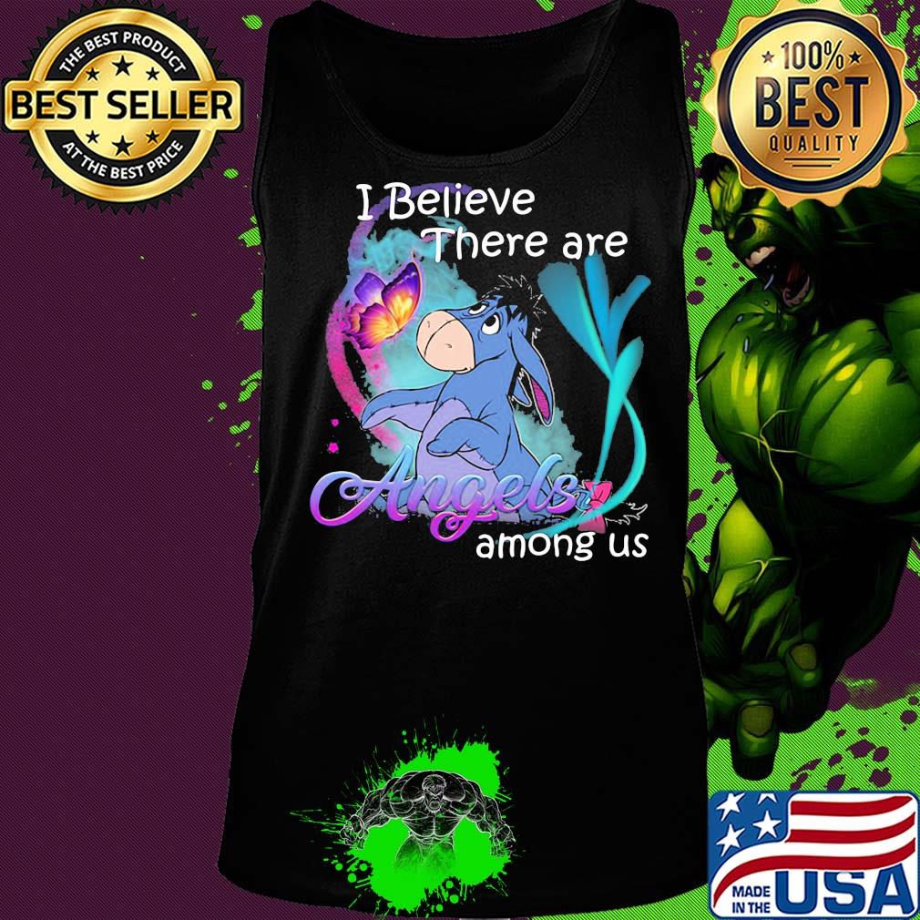 Eeyore i believe there are angels among us butterfly s Tank top Eeyore i believe there are angels among us butterfly s Tank top