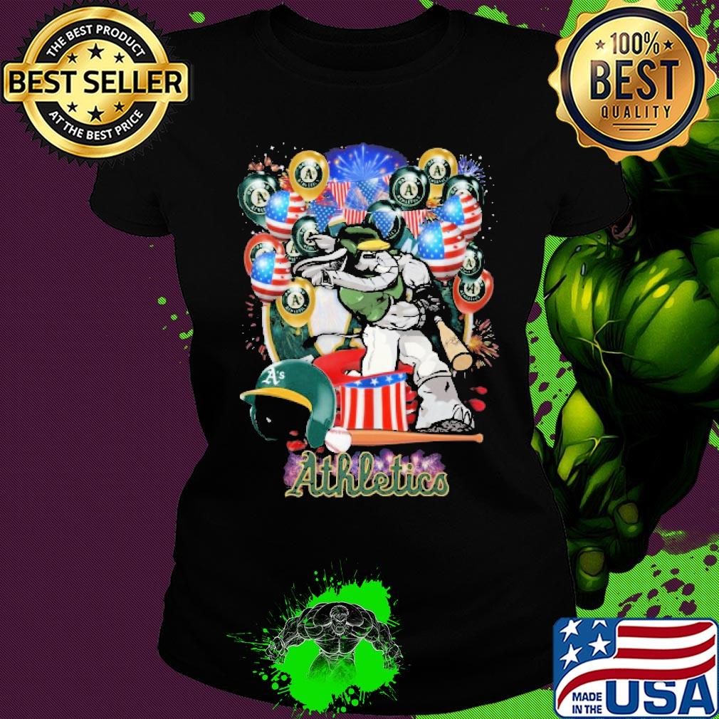 Elephant oakland athletics happy independence day mask soap firework balloon american flag s Ladies tee Elephant oakland athletics happy independence day mask soap firework balloon american flag s Ladies tee
