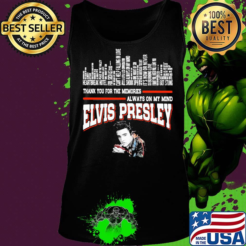 Elvis Presley thank you for memories s Tank top Elvis Presley thank you for memories s Tank top