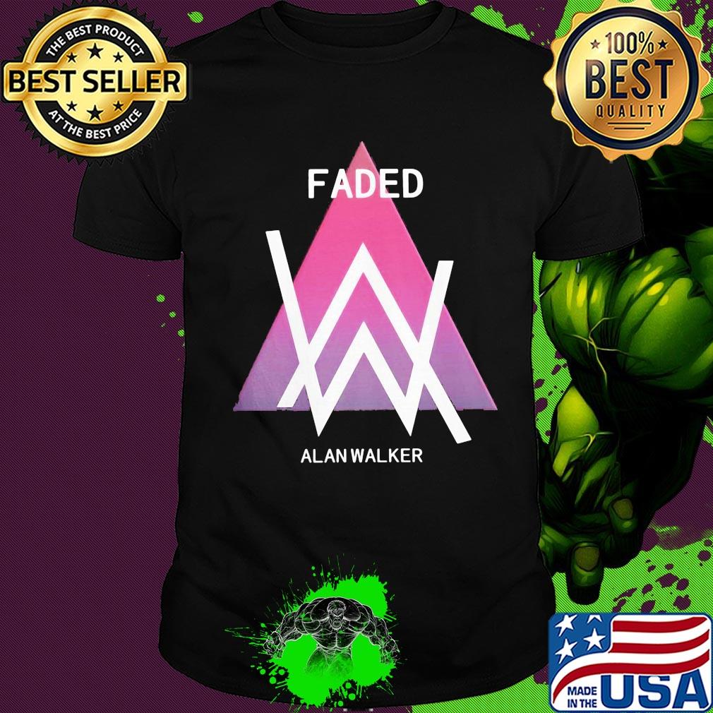 Faded alan walker triangle shirt