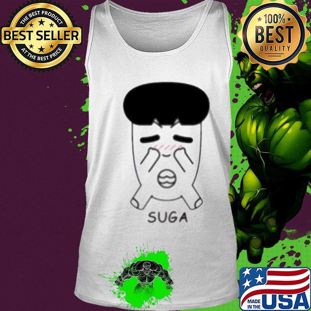 Fanstown bts bangtan boy same cartoon suga s Tank top Fanstown bts bangtan boy same cartoon suga s Tank top
