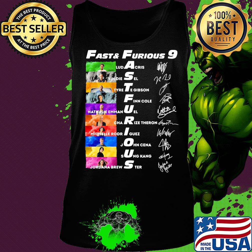Fast and furious 9 characters signatures s Tank top Fast and furious 9 characters signatures s Tank top