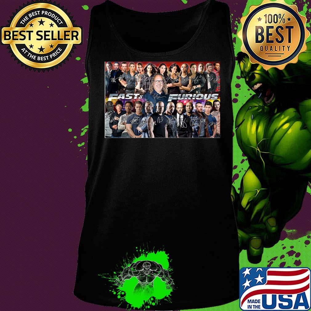 Fast and furious signatures poster s Tank top Fast and furious signatures poster s Tank top