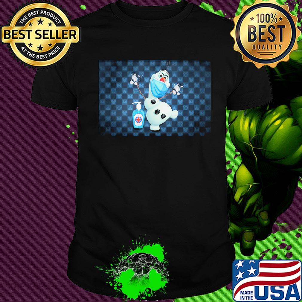 Fondos de pantalla de olaf washing hand mask covid-19 shirt