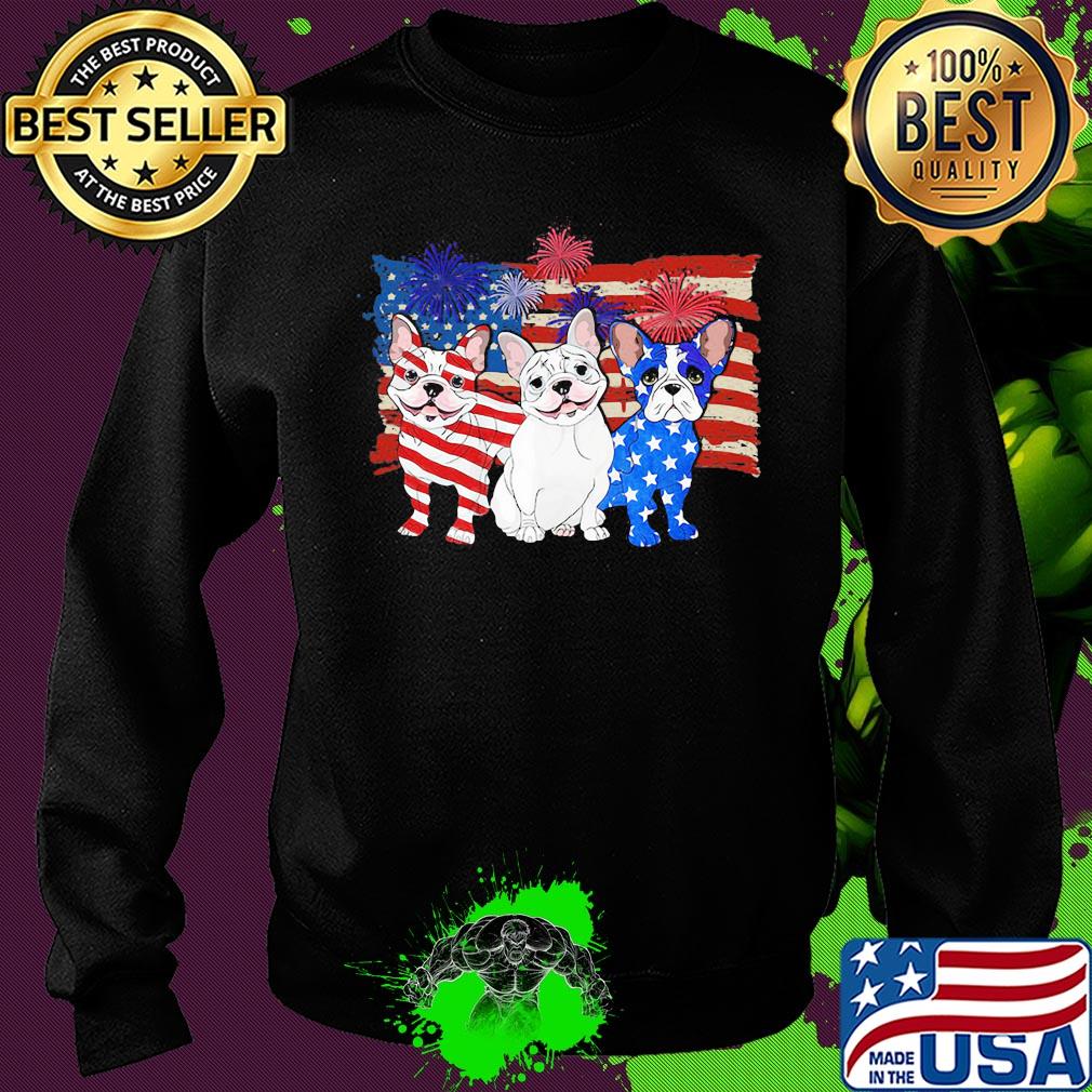French bulldog firework american flag independence day s Sweater French bulldog firework american flag independence day s Sweater