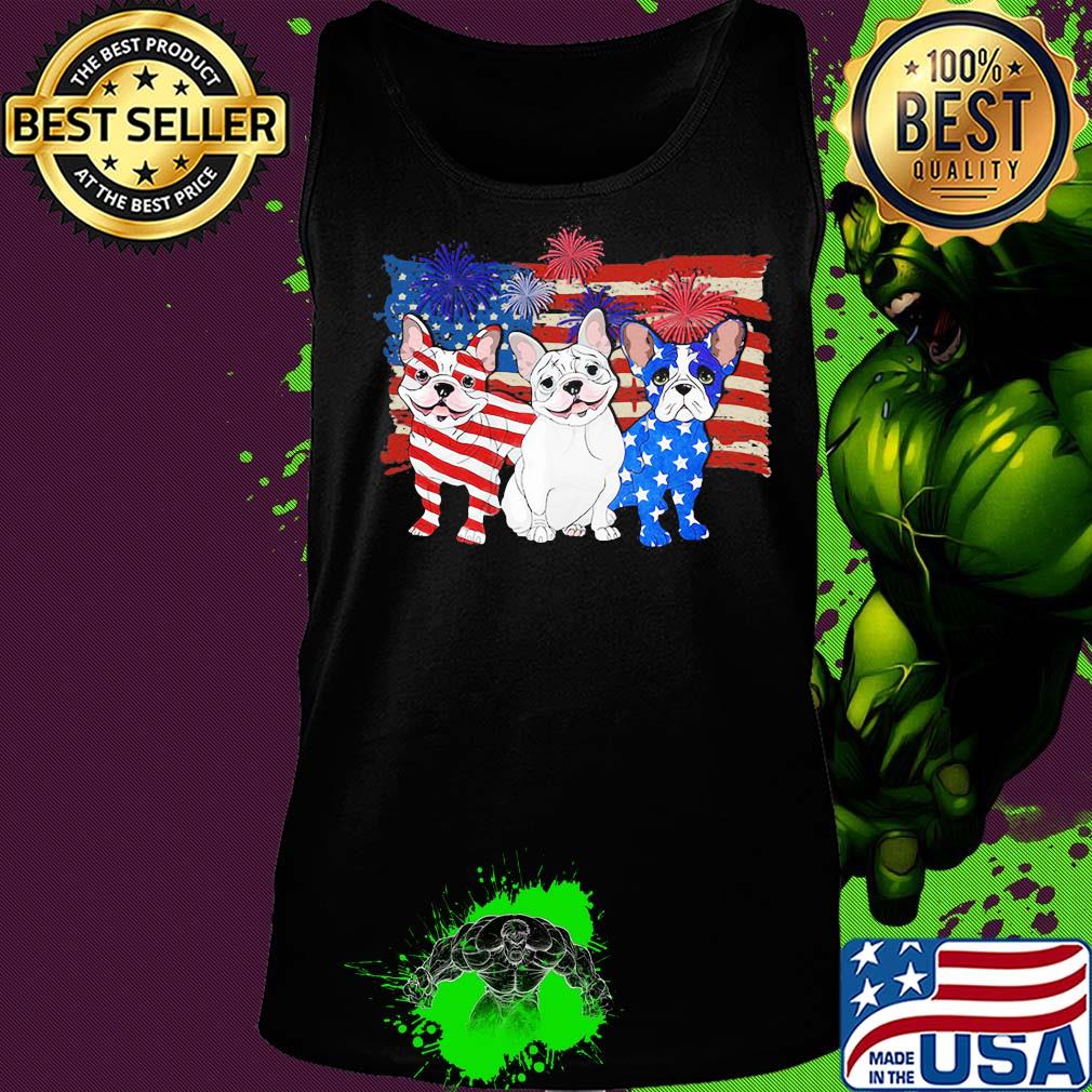 French bulldog firework american flag independence day s Tank top French bulldog firework american flag independence day s Tank top