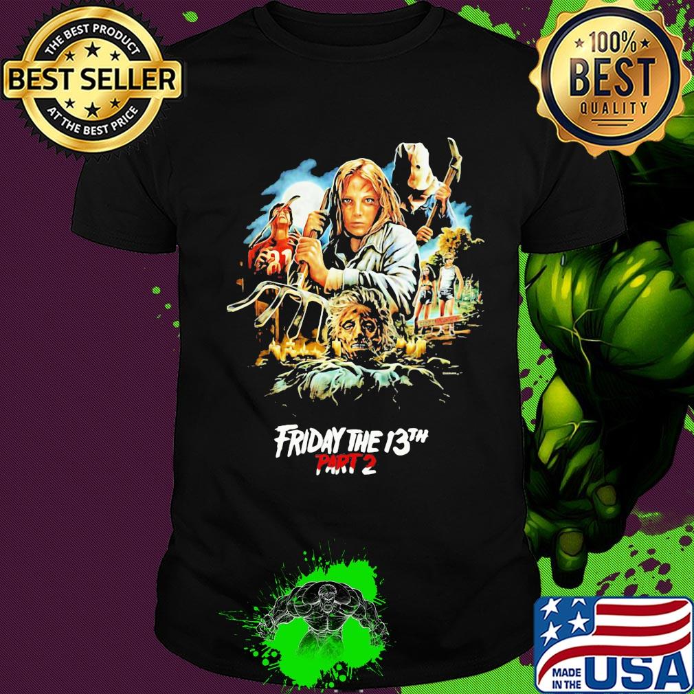 Friday the 13th part 2 horror movie shirt