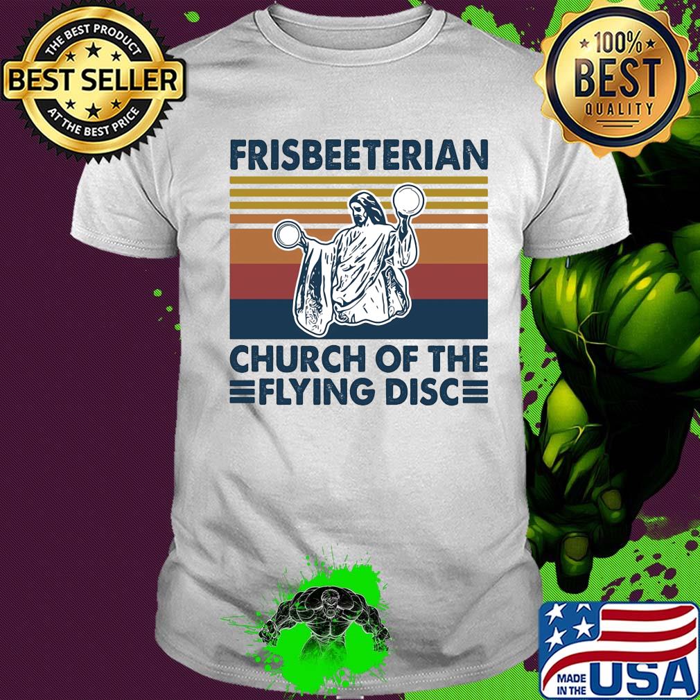 Frisbeeterian church of the flying disc vintage shirt