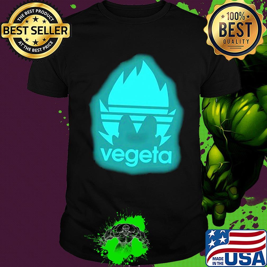 Glow in the dark vegeta dragon ball shirt