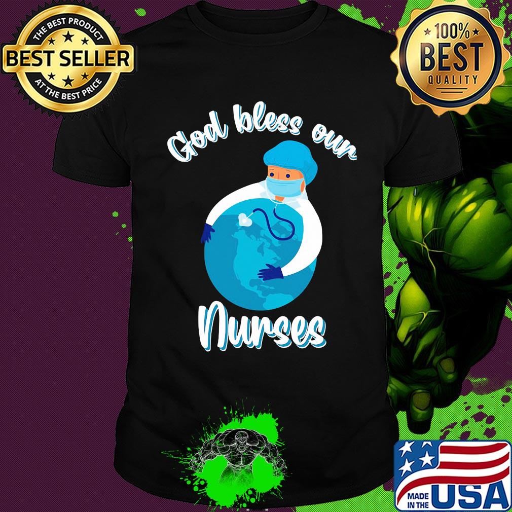 God bless our nurse mask shirt