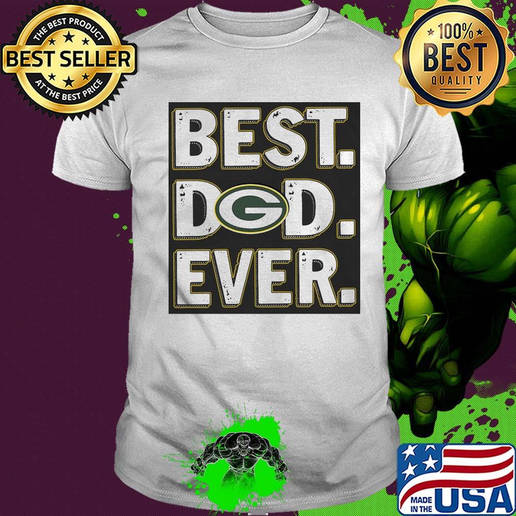 Green bay packers best dad ever happy father's day shirt