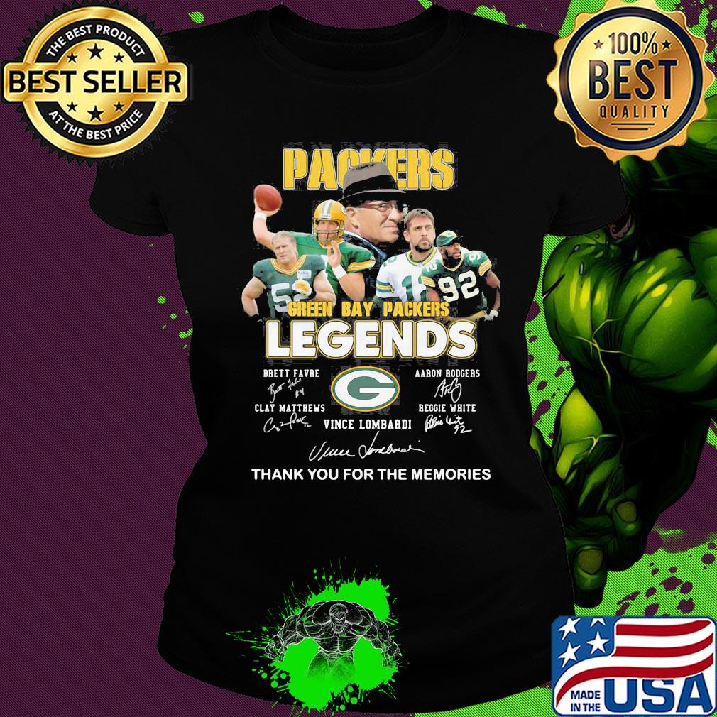 Green Bay Packers legends signature s Ladies tee Green Bay Packers legends signature s Ladies tee
