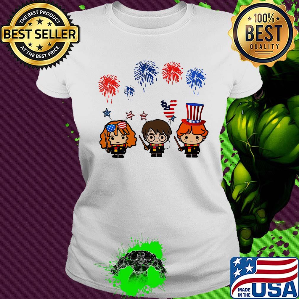 Harry Potter American flag veteran Independence Day s Ladies tee Harry Potter American flag veteran Independence Day s Ladies tee