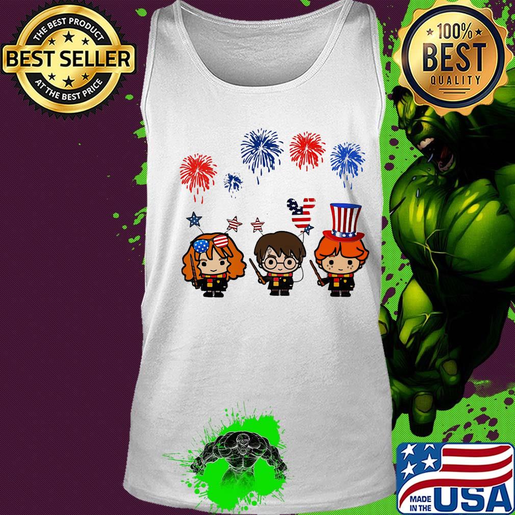 Harry Potter American flag veteran Independence Day s Tank top Harry Potter American flag veteran Independence Day s Tank top