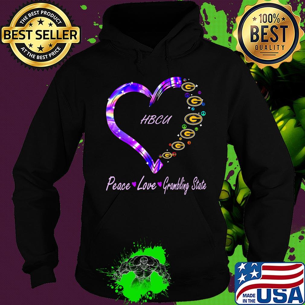 HBCU peace love Grambling State heart s Hoodie HBCU peace love Grambling State heart s Hoodie