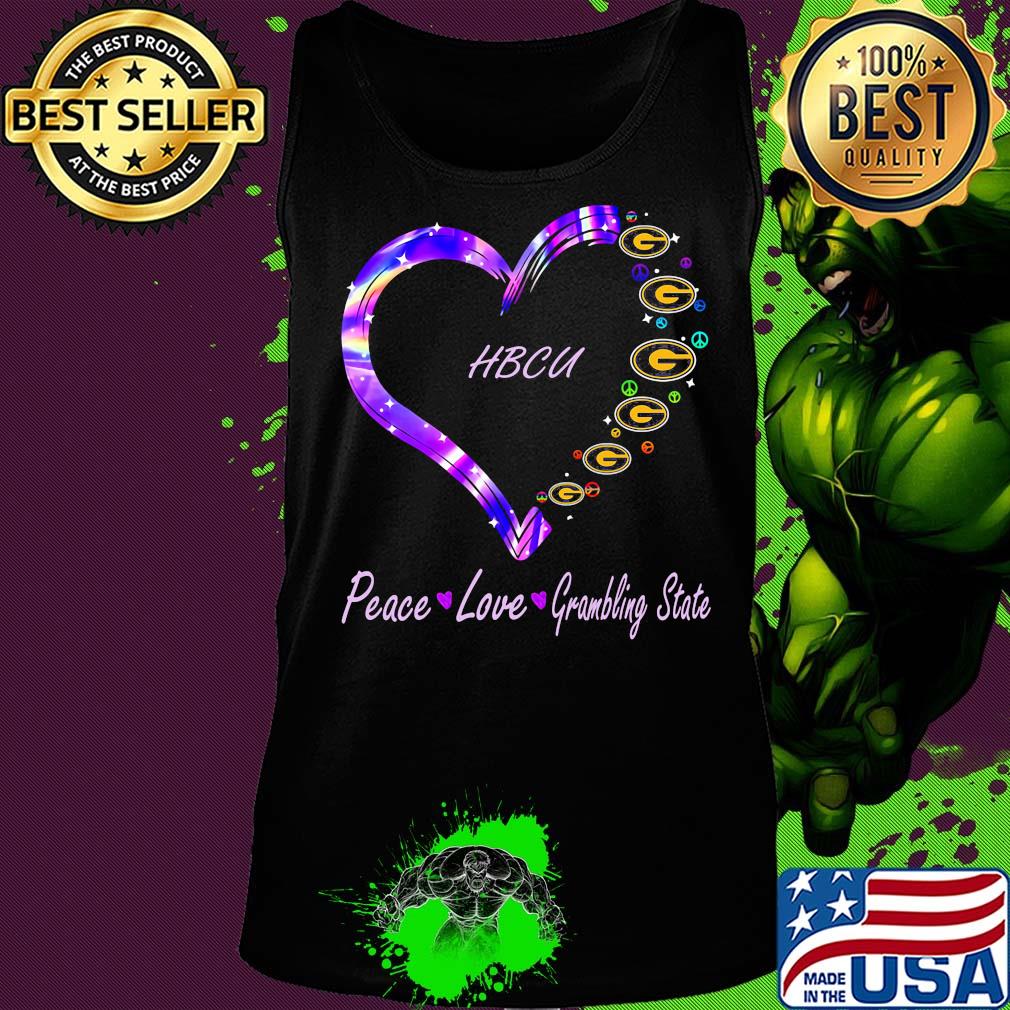 HBCU peace love Grambling State heart s Tank top HBCU peace love Grambling State heart s Tank top