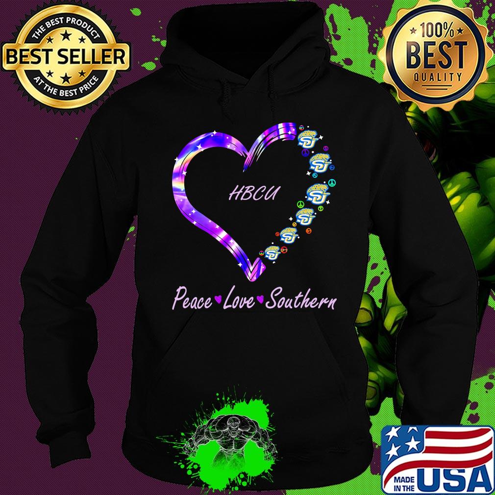 HBCU peace love Southern heart s Hoodie HBCU peace love Southern heart s Hoodie