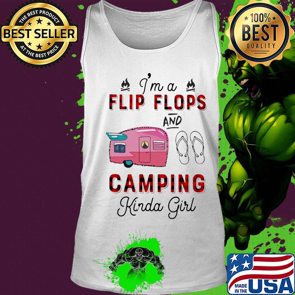 I'm a flip flop and camping kinda girl s Tank top I'm a flip flop and camping kinda girl s Tank top