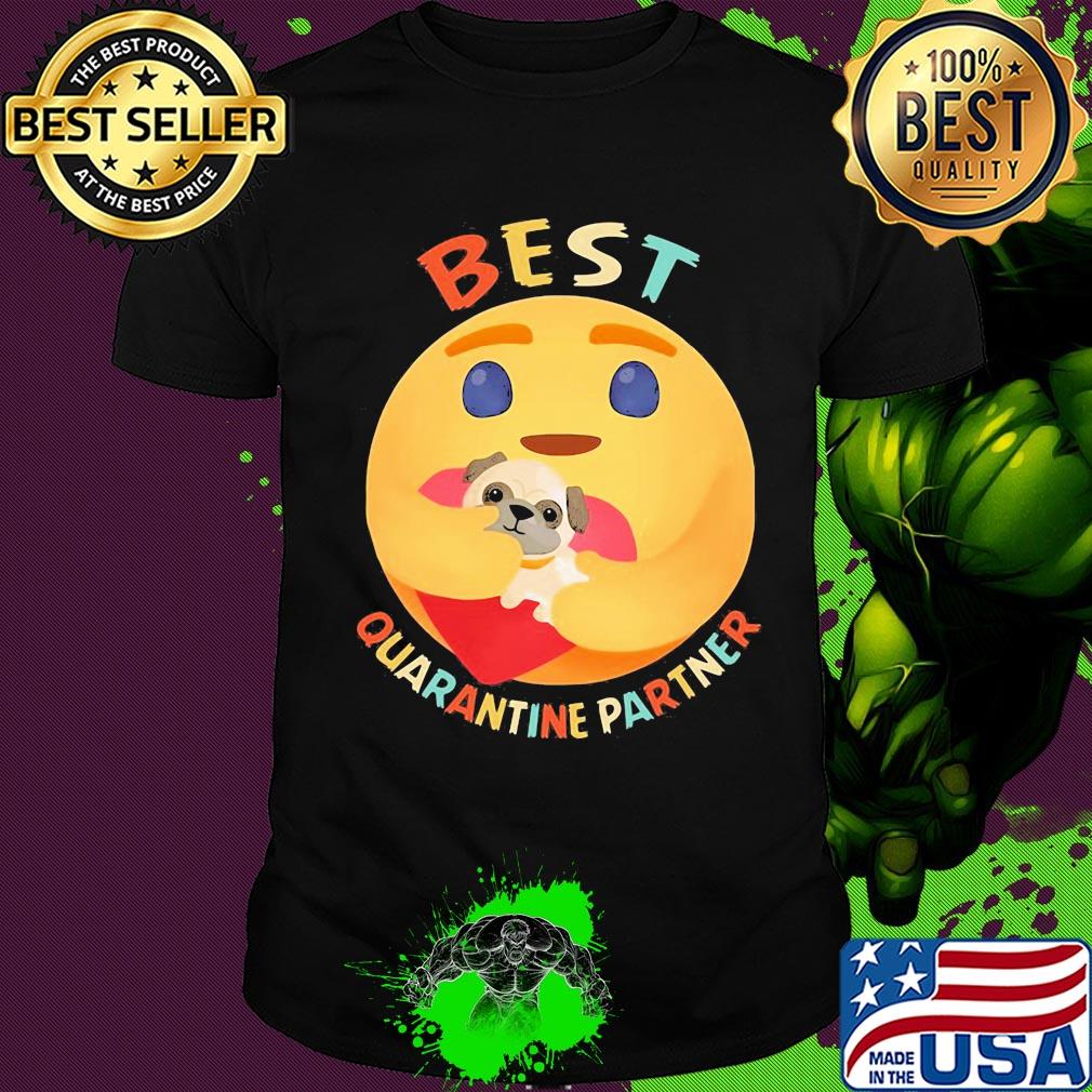 Icon hug pug heart best quarantine partner vintage shirt Icon hug pug heart best quarantine partner vintage shirt