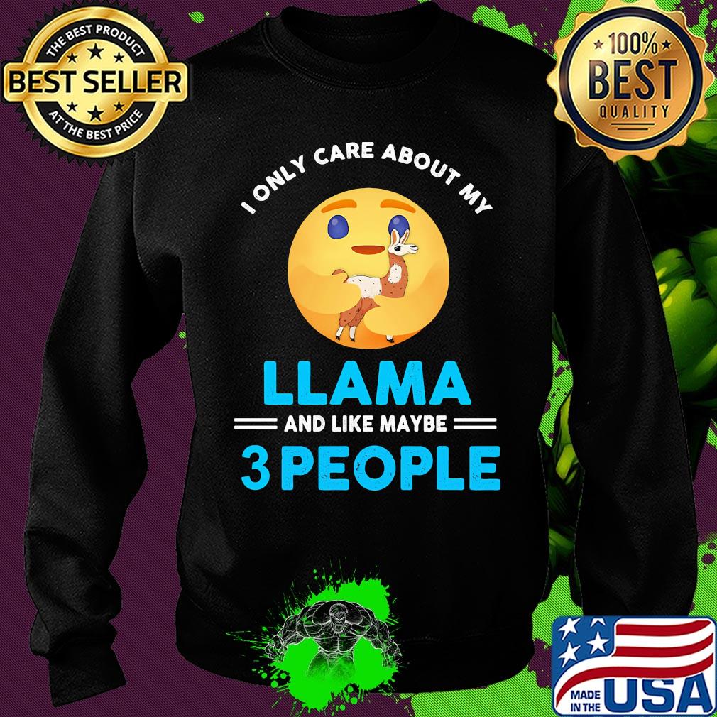 Icon I only care about my paw llama and like maybe 3 people s Sweater Icon I only care about my paw llama and like maybe 3 people s Sweater