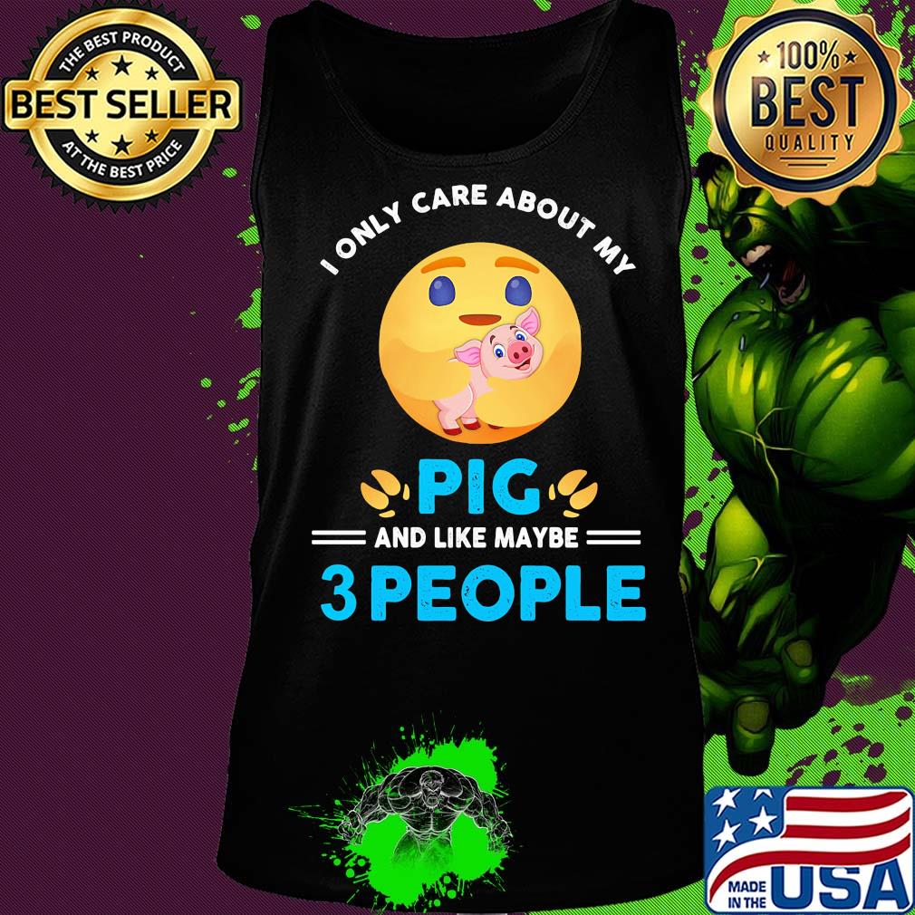 Icon I only care about my paw pig and like maybe 3 people s Tank top Icon I only care about my paw pig and like maybe 3 people s Tank top