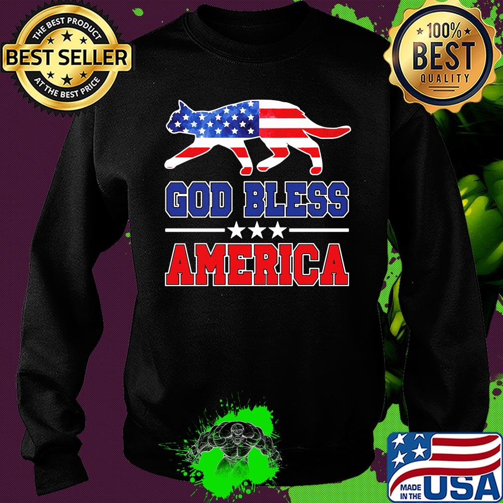 Independence Day cat god bless america s Sweater Independence Day cat god bless america s Sweater