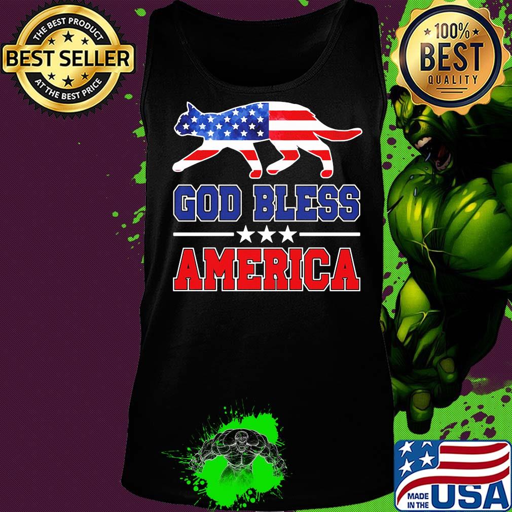 Independence Day cat god bless america s Tank top Independence Day cat god bless america s Tank top