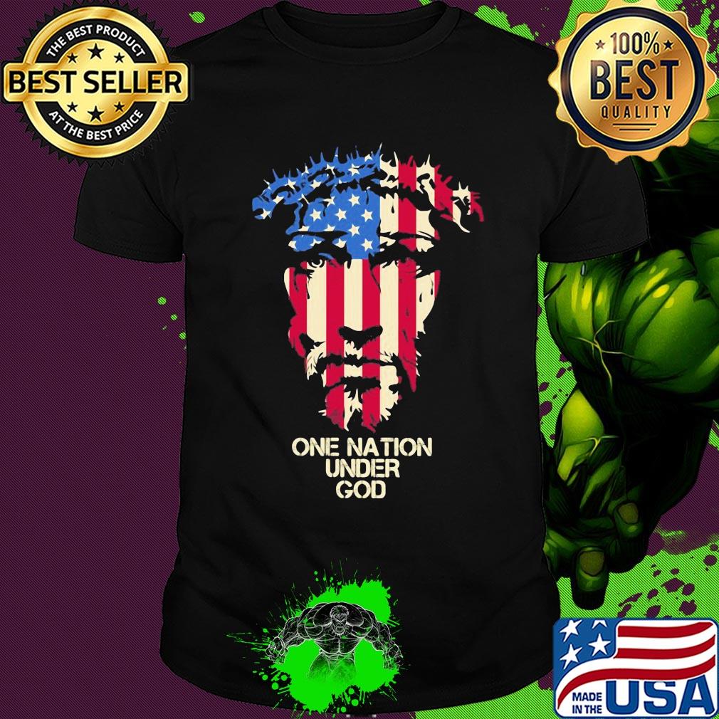 Independence Day Jesus one nation under god shirt