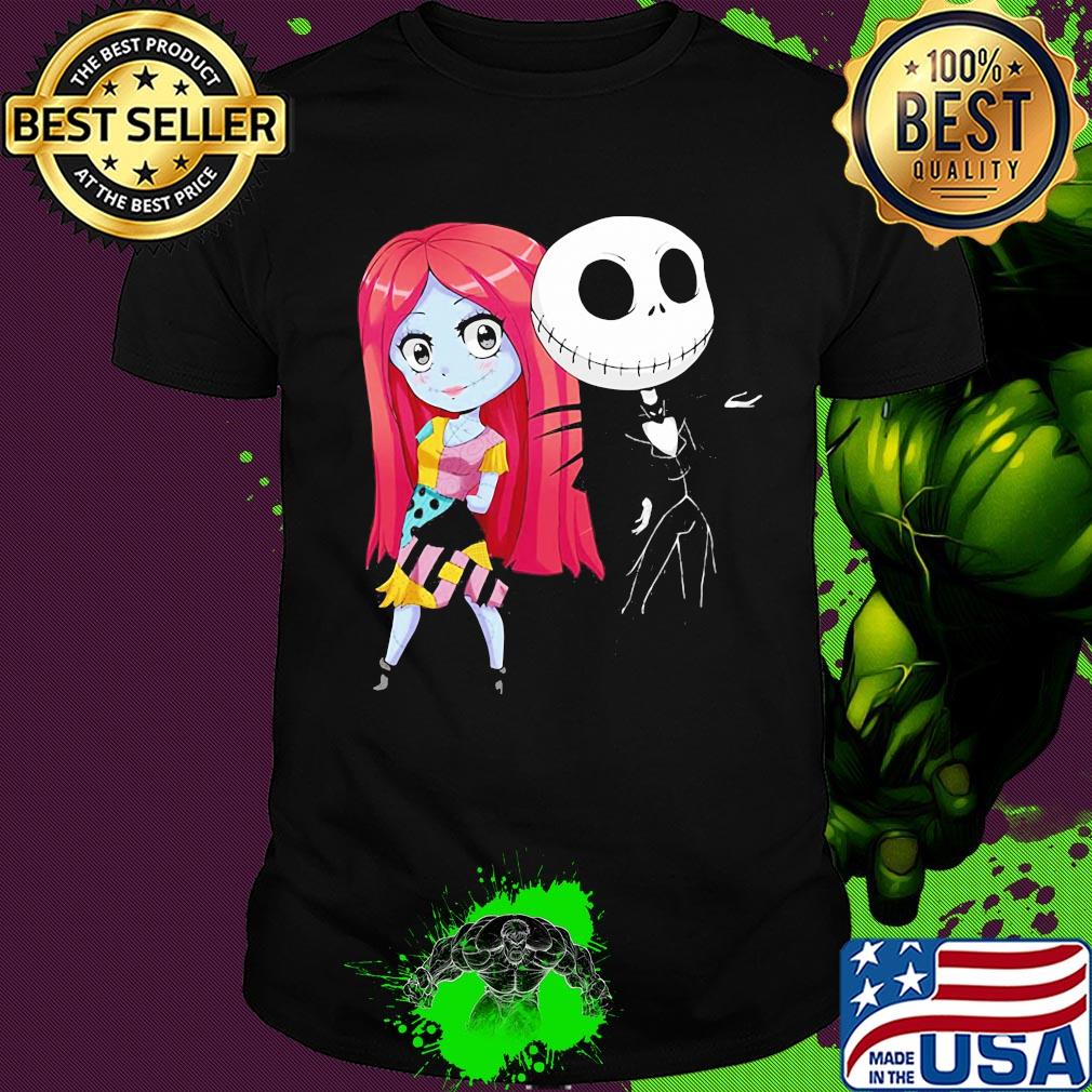 Jack skellington and sally nightmare before christmas shirt