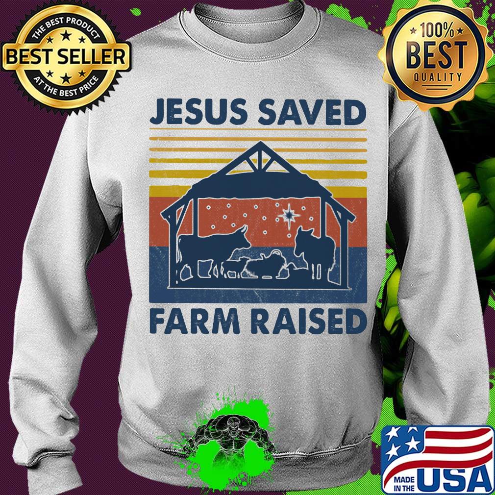 Jesus served farm raised cow vintage s Sweater Jesus served farm raised cow vintage s Sweater