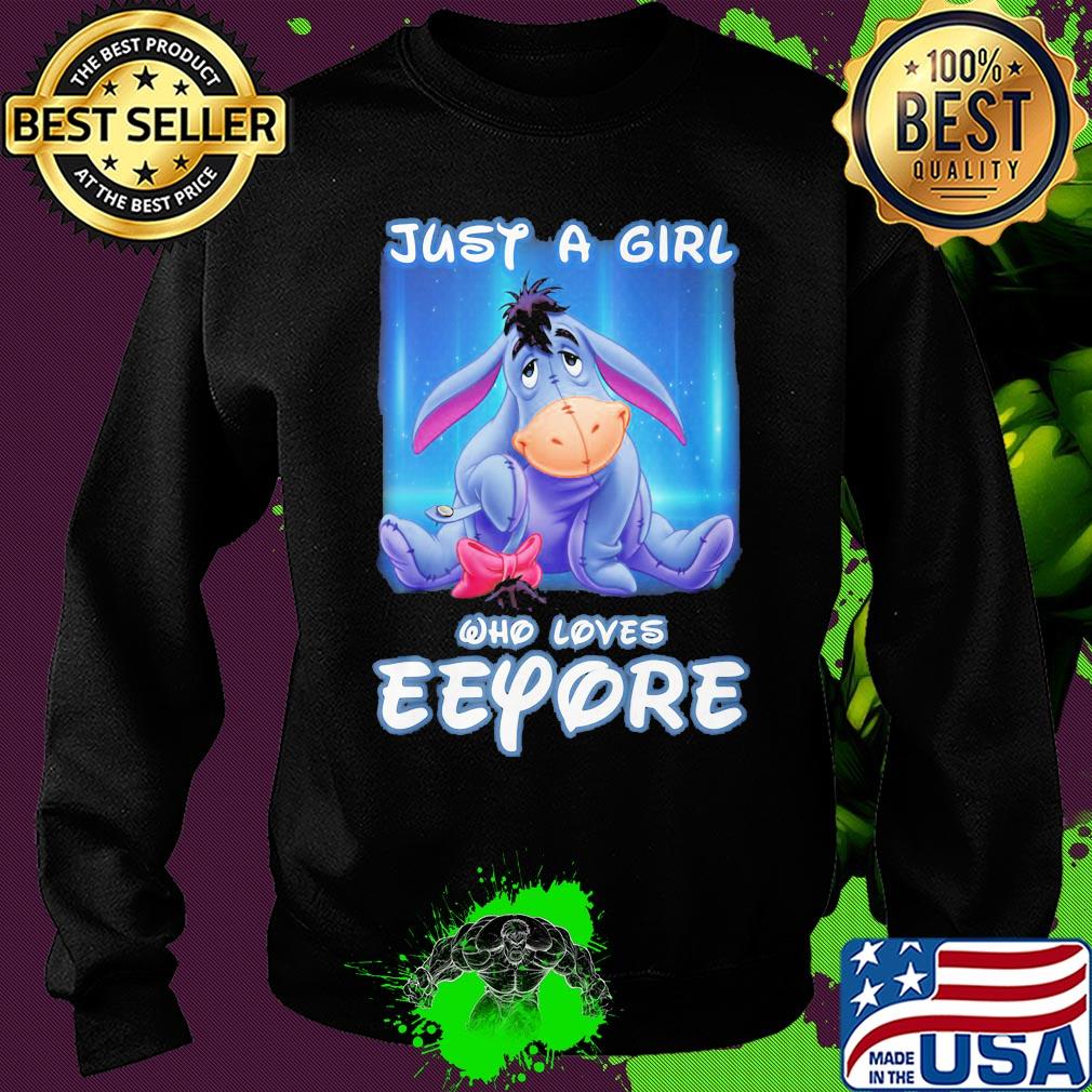 Just a girl who love eeyore donkey s Sweater Just a girl who love eeyore donkey s Sweater