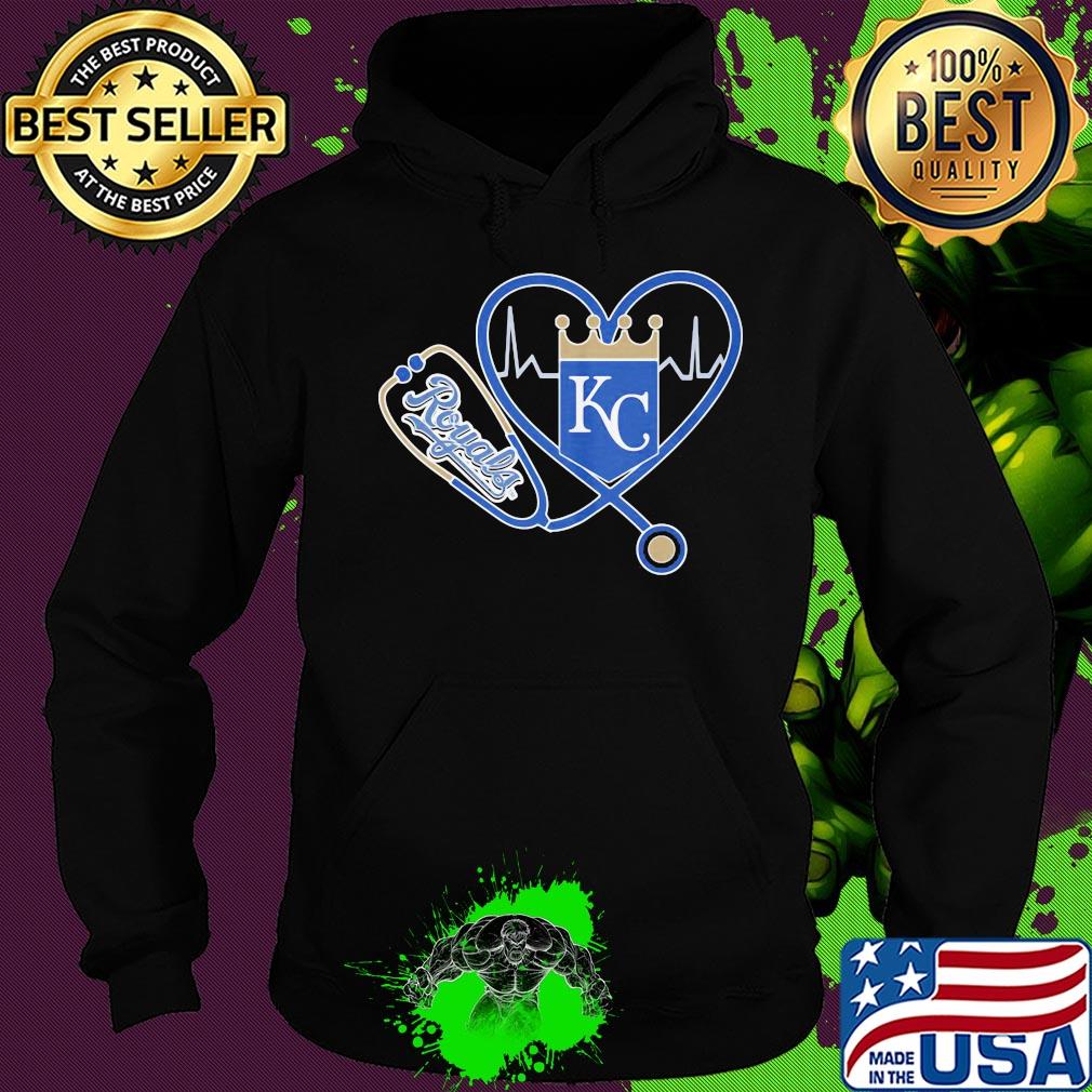 Kansas city royals baseball stethoscope heart s Hoodie Kansas city royals baseball stethoscope heart s Hoodie