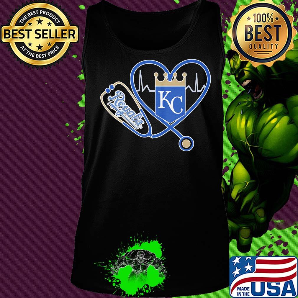 Kansas city royals baseball stethoscope heart s Tank top Kansas city royals baseball stethoscope heart s Tank top