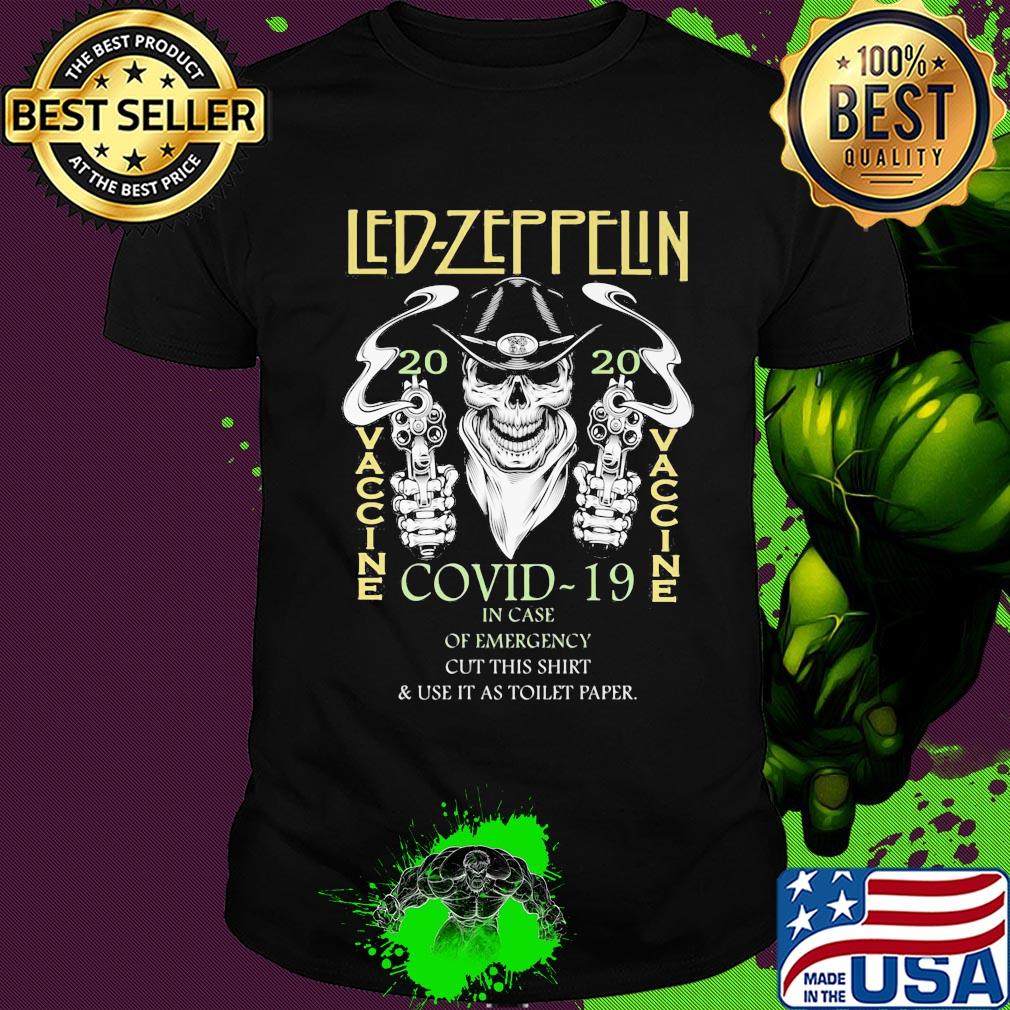 Led Zeppelin Covid-19 vaccine 2020 shirt