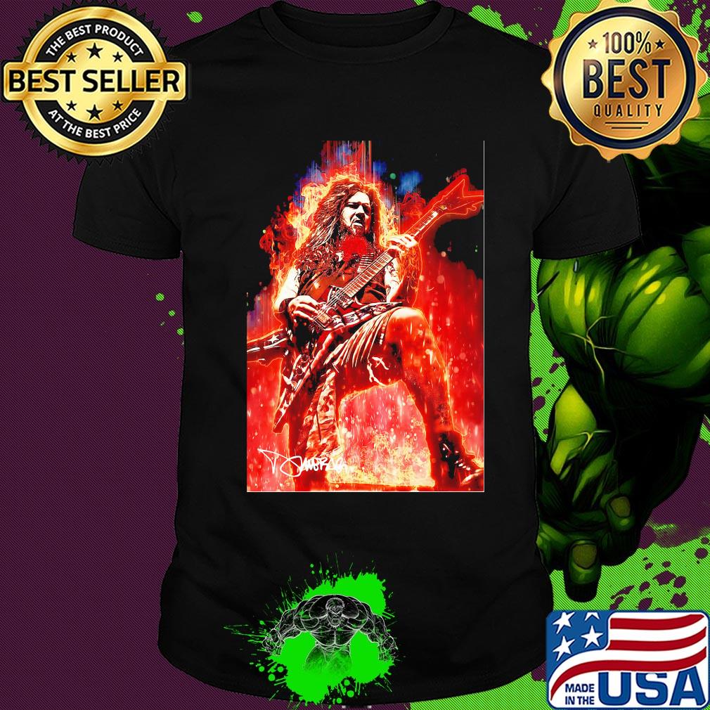 Legendary dimebag darrell signature poster shirt