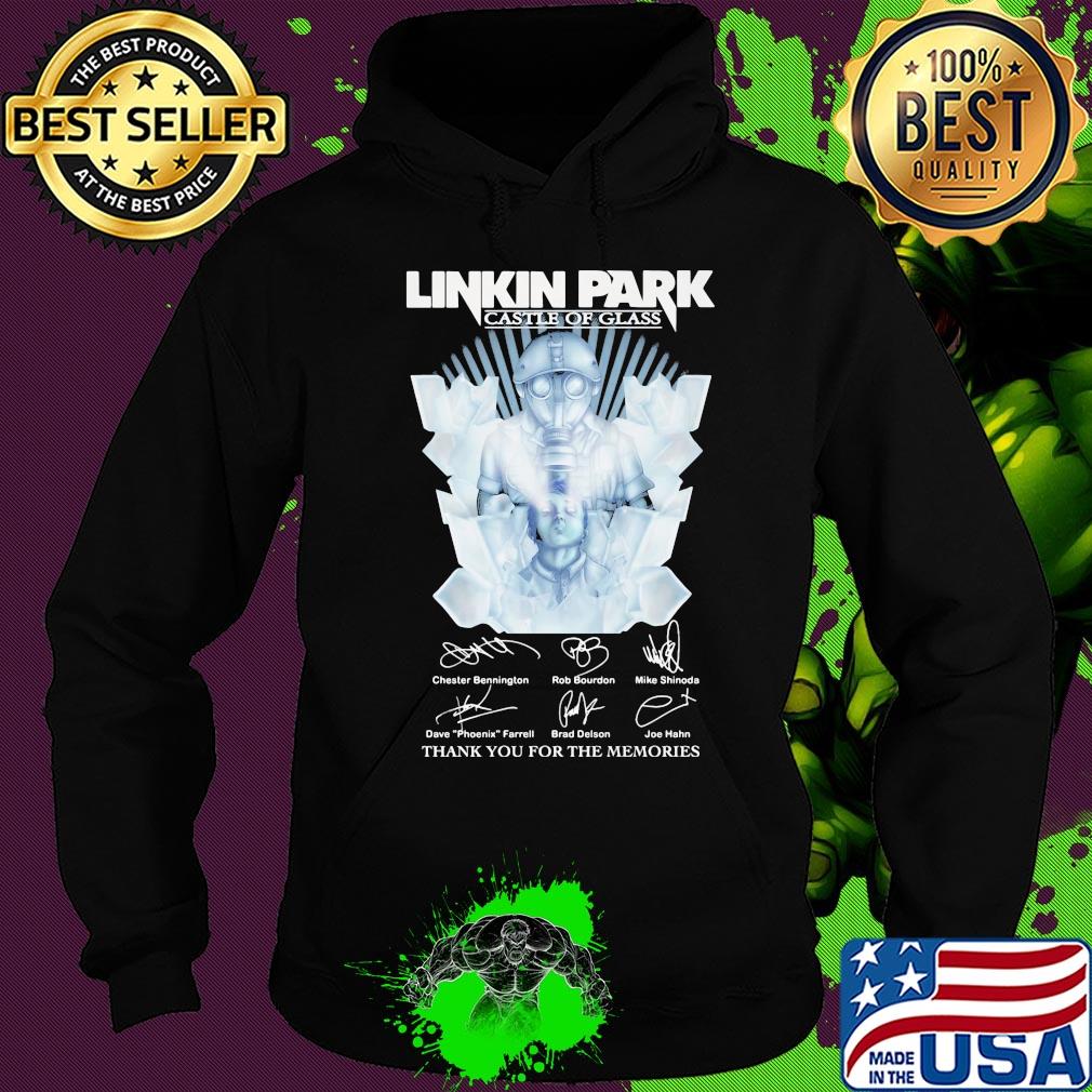 Linkin park castle of glass thank you for the memories signatures s Hoodie Linkin park castle of glass thank you for the memories signatures s Hoodie