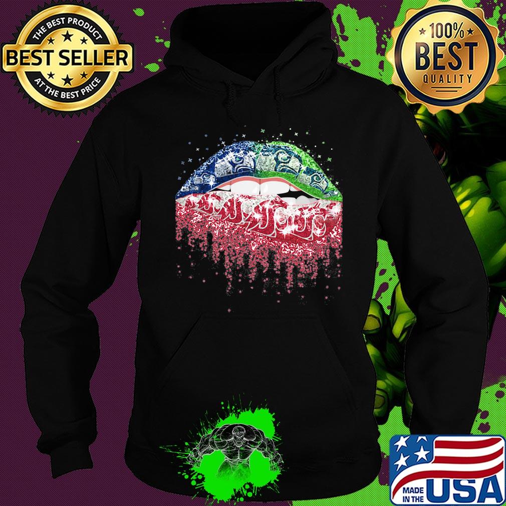 Lips seattle seahawks and washington state cougars s Hoodie Lips seattle seahawks and washington state cougars s Hoodie