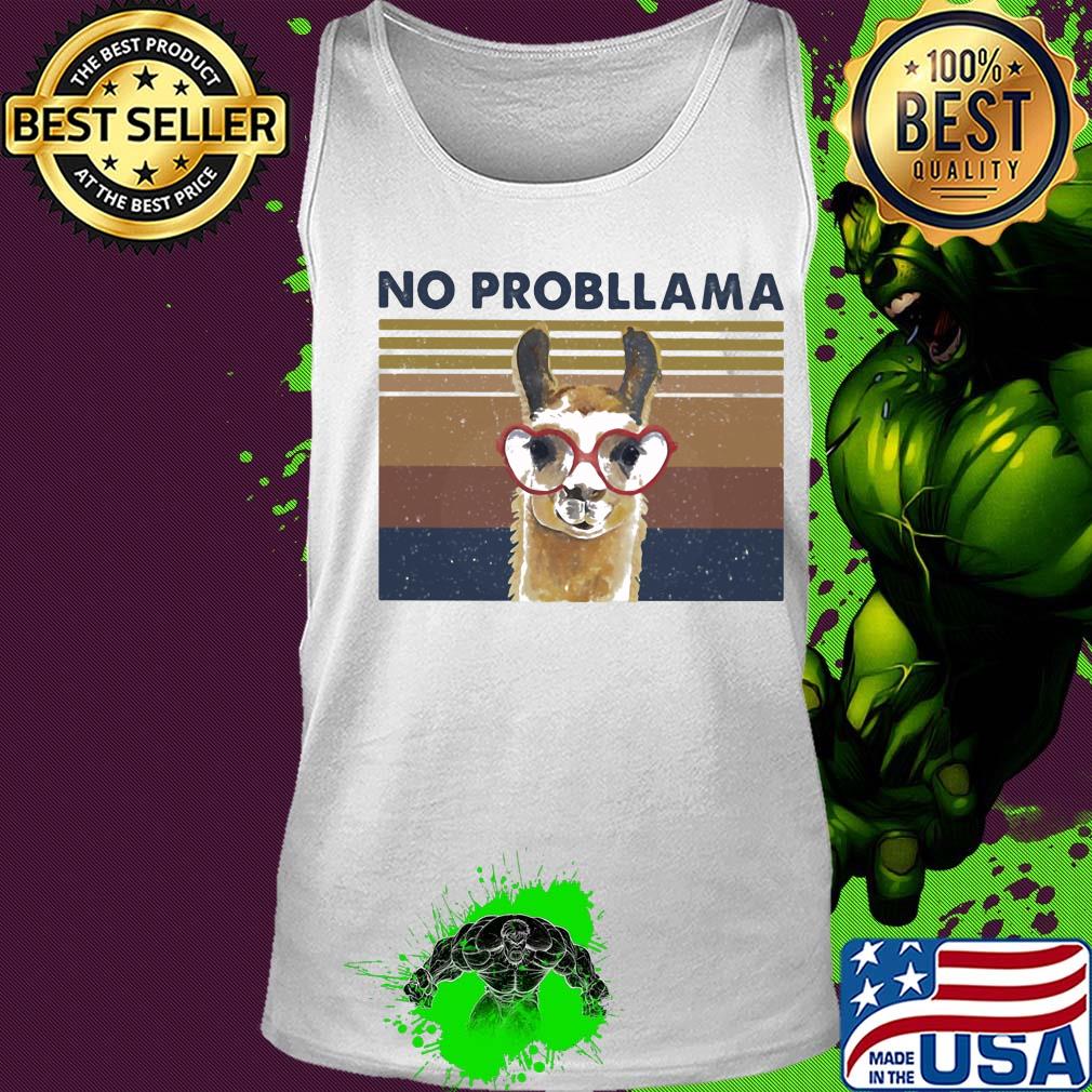 Llama no probllama vintage s Tank top Llama no probllama vintage s Tank top
