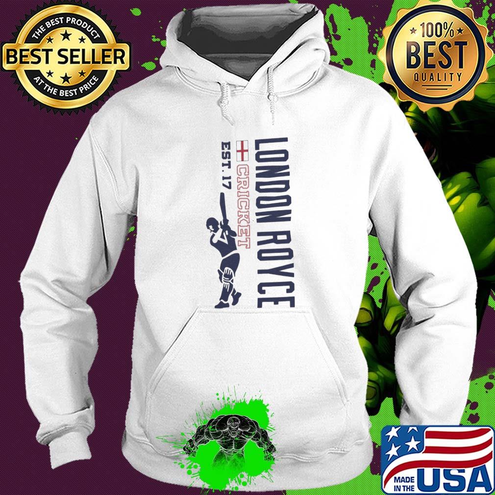 London royce cricket est. 17 baseball s Hoodie London royce cricket est. 17 baseball s Hoodie