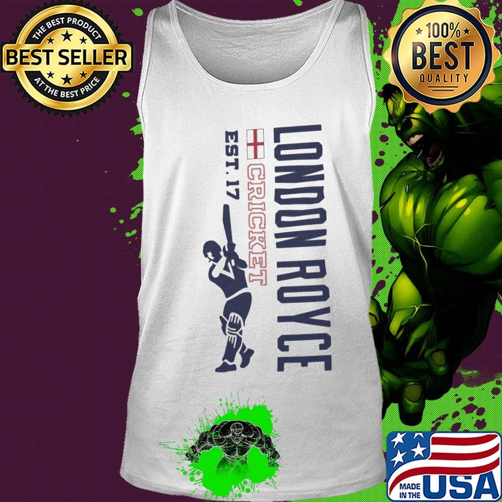 London royce cricket est. 17 baseball s Tank top London royce cricket est. 17 baseball s Tank top