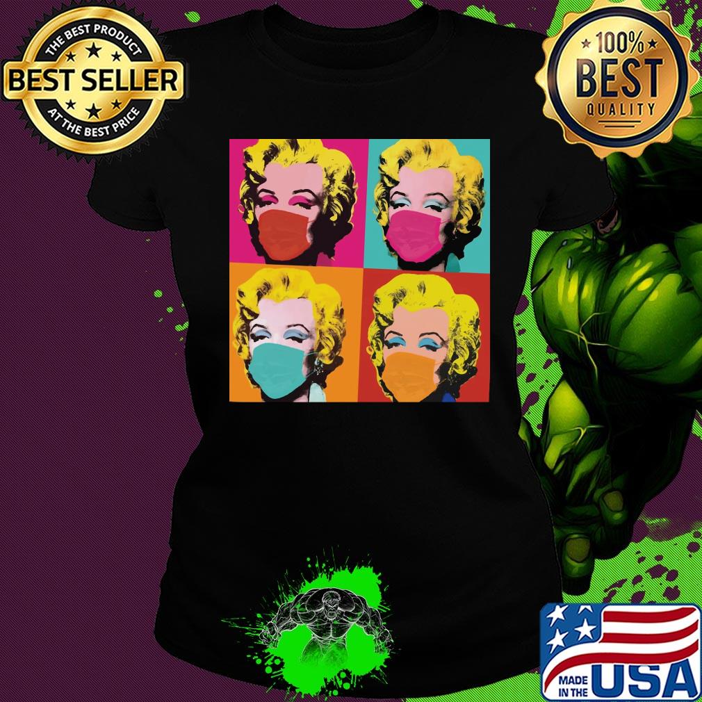Marilyn monroe inspired mask bella muscle art s Ladies tee Marilyn monroe inspired mask bella muscle art s Ladies tee