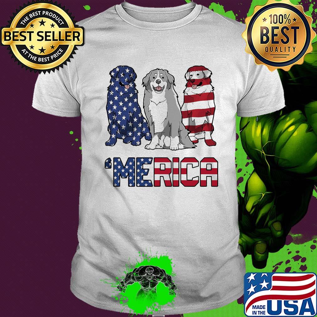 Merica Bernese Mountain Dog American flag veteran Independence Day shirt Merica Bernese Mountain Dog American flag veteran Independence Day shirt