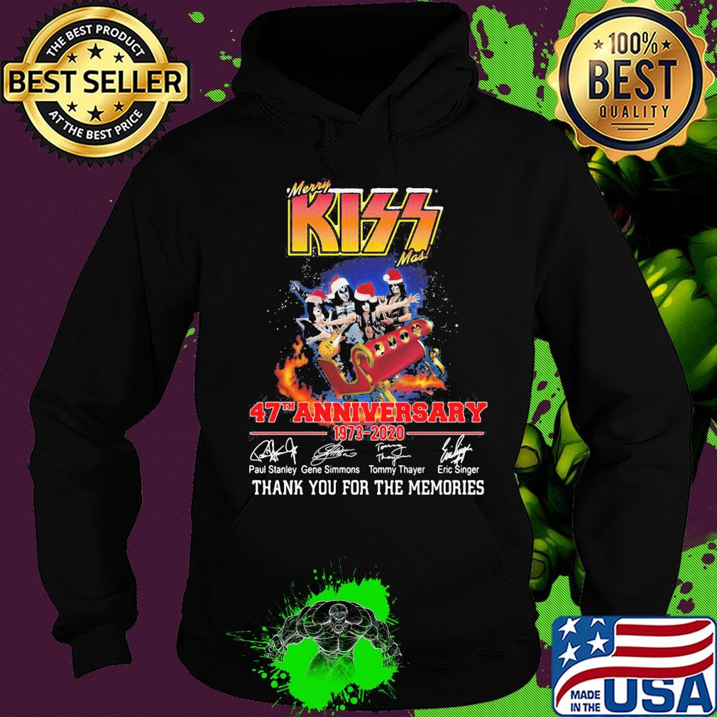 Mery Kiss 47th anniversary 1973-2020 thank you for the memories signature s Hoodie Mery Kiss 47th anniversary 1973-2020 thank you for the memories signature s Hoodie