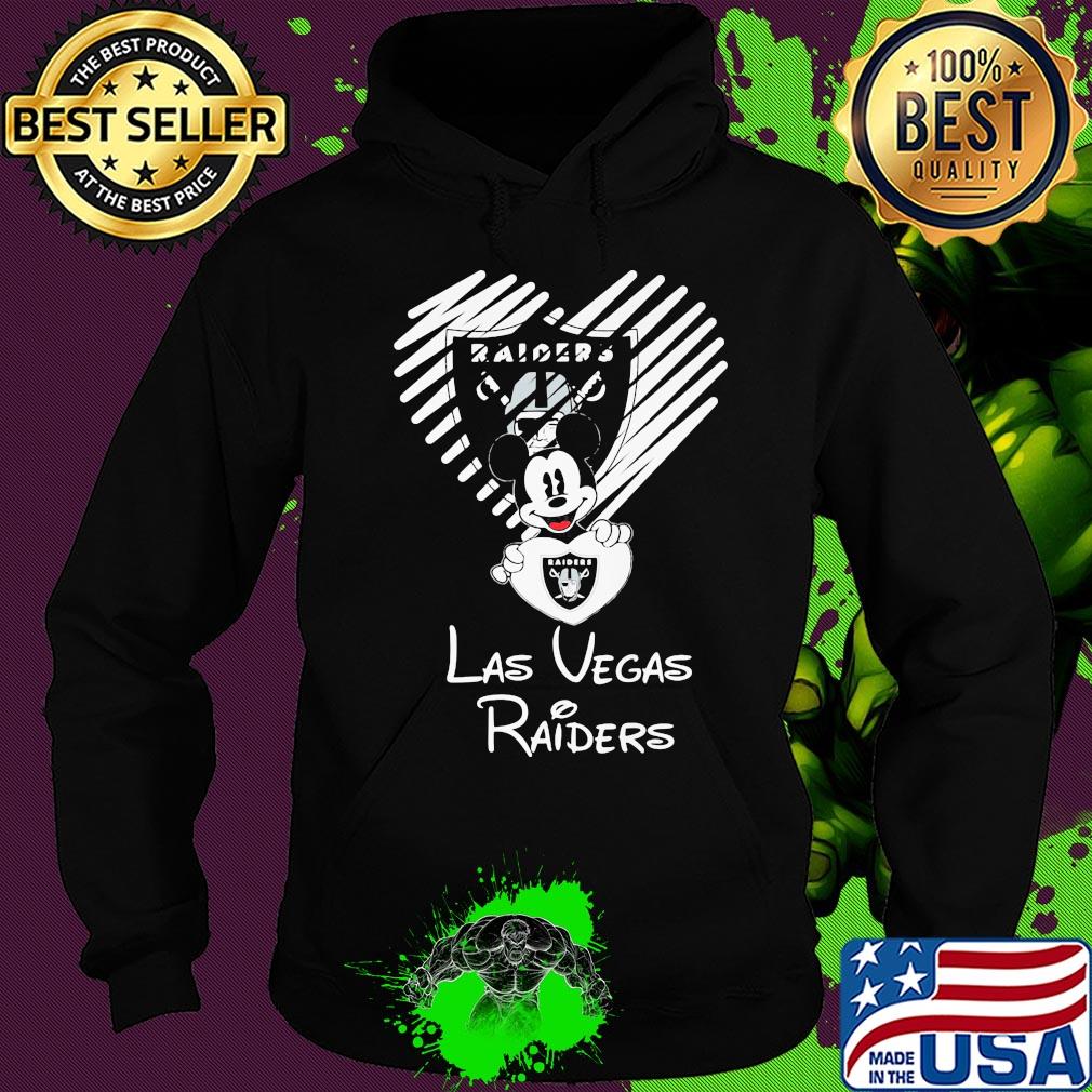 Mickey mouse hug heart las vegas raiders logo s Hoodie Mickey mouse hug heart las vegas raiders logo s Hoodie